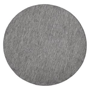 Tapis long intérieur/extérieur Mosta Fibres synthétiques - Gris - Ø 200 cm