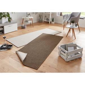 Tapis long intérieur/extérieur Mosta Fibres synthétiques - Noix de muscade - 80 x 250 cm