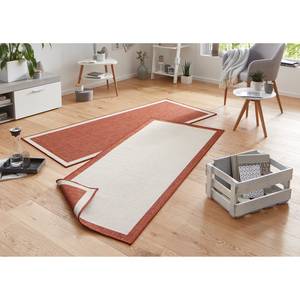 In- en outdoorloper Qala kunstvezels - Baksteen rood - 80 x 250 cm