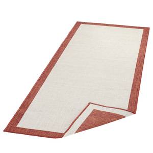 Tapis de couloir int./ext. Panama Fibres synthétiques - Rouge brique - 80 x 250 cm