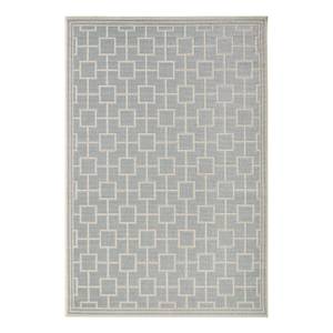 Tapis d'intérieur et d'extérieur Bay Fibres synthétiques - Gris - 115 x 165 cm