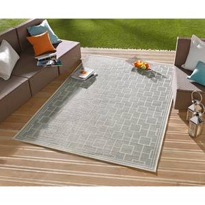 Tapis d'intérieur et d'extérieur Bay Fibres synthétiques - Gris - 160 x 230 cm