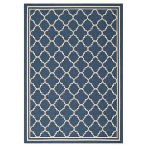 Tappeto da interno/esterno Bleeker Blu mare/Beige - Misure: 160 x 231 cm - 160 x 230 cm