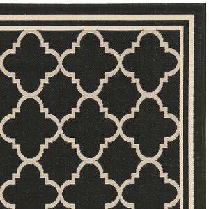 Tappeto da interno/esterno Bleeker Nero/Beige - Misure: 121 x 170 cm - 120 x 180 cm