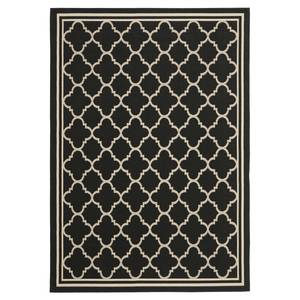 Tapis intérieur/extérieur Bleeker Noir / Beige - 160 x 231 cm - 160 x 230 cm