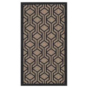 Tapis intérieur/extérieur Catalonia Marron / Noir - 60 x 109 cm - 60 x 109 cm