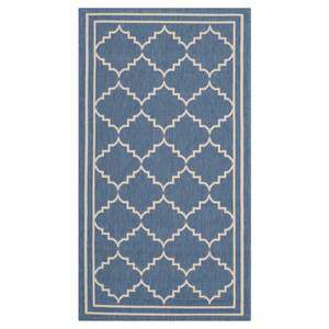 Tapis intérieur/extérieur Chloe Bleu / Beige - 90 x 150 cm