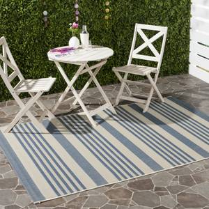 In-/Outdoorteppich Gemma Beige/Blau - 122 x 171 cm - 120 x 180 cm