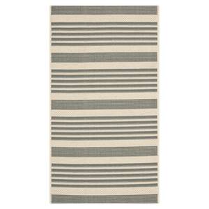 Tapis intérieur/extérieur Gemma Gris / Beige - 60 x 109 cm