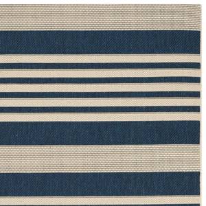 Tapis intérieur/extérieur Gemma Bleu marine / Beige - 160 x 231 cm - 160 x 230 cm