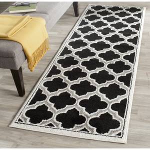 Tapis intérieur/extérieur La Salis Anthracite / Crème - 68 x 213 cm - 62 x 240 cm