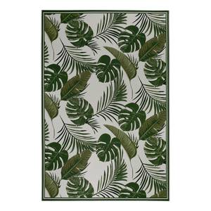 Tapis intérieur/extérieur Labuka Fibres synthétiques - Vert / Blanc - 123 x 150 cm