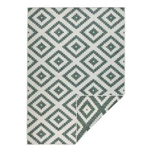 Tapis intérieur/extérieur Malta Fibres synthétiques - Vert vieilli - 200 x 290 cm