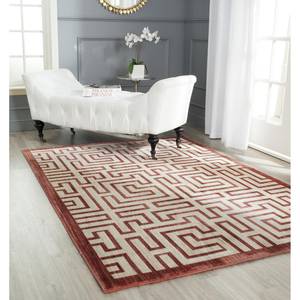 Tapis Barcares Gris / Rouge - 154 x 228 cm - 160 x 230 cm