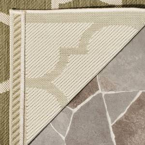 In-/outdoortapijt Monaco groen/beige - 60 x 109 cm