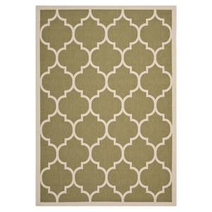 In-/outdoortapijt Monaco groen/beige - afmetingen: 200x289cm - 200 x 300 cm