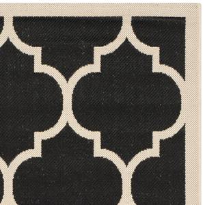 Tappeto da interno/esterno Monaco Nero/Beige - Misure: 161 x 232 cm - 160 x 230 cm