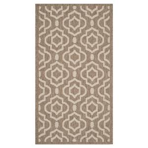 Tappeto da interno/esterno Mykonos Marrone / Beige - 90 x 150 cm