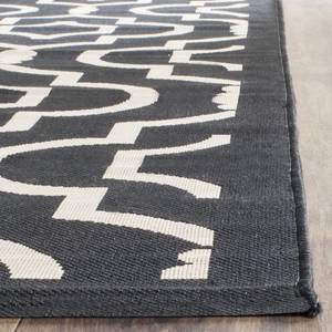 Tapis intérieur/extérieur Mykonos Noir / Beige - 60 x 109 cm