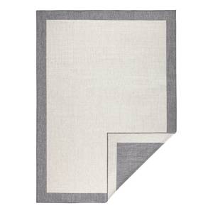 Tapis intérieur/extérieur Panama Fibres synthétiques - Gris - 200 x 290 cm