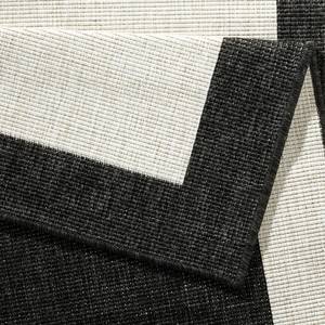 In- & outdoorvloerkleed Panama kunstvezels - Zwart - 160 x 230 cm