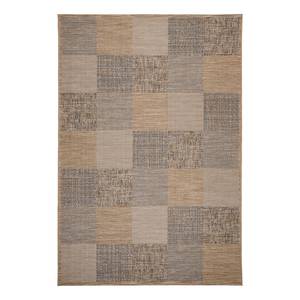 In-/Outdoorteppich Potsdam Kunstfaser - Beige / Graublau - 160 x 230 cm