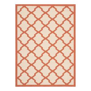 Tapis intérieur/extérieur Samanna Beige / Terracotta - 160 x 231 cm - 160 x 230 cm