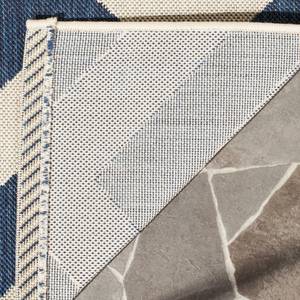 In-/outdoortapijt Sardinia marineblauw/beige - afmetingen: 160x231cm - 160 x 230 cm