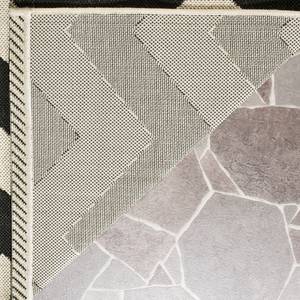 In-/outdoortapijt Sardinia zwart/beige - afmetingen: 121x170cm - 120 x 180 cm