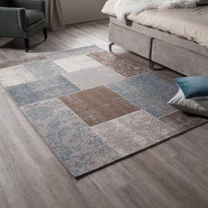 Tapis intérieur / extérieur Star Fibres synthétiques - Bleu / Marron - 160 x 230 cm