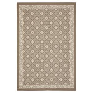 Tapis intérieur/extérieur Theodore Beige / Beige foncé - 160 x 231 cm