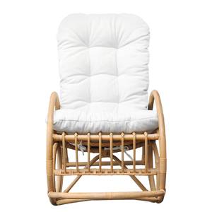 Schaukelsessel Carnero Rattan - Weiß / Braun