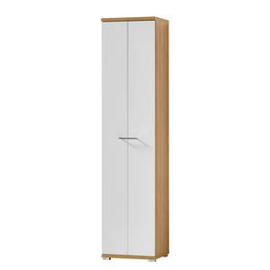 Armoire de vestibule Arcola Imitation chêne Riviera - Blanc mat