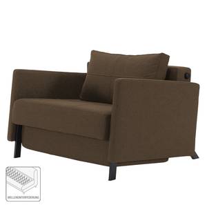 Fauteuil convertible Cubed 90 I Tissu - Tissu Coastal : Slate Brown