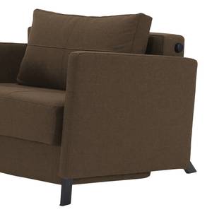 Schlafsessel Cubed 90 I Webstoff Stoff Coastal: Slate Brown