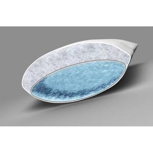 Cuscino ad acqua Irisette Bianco - Tessile - 40 x 80 cm