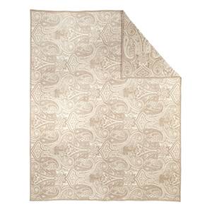 Jacquard Decke Sorrento Street Beige - Textil - 220 x 260 cm