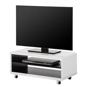 Tv-meubel Jeffrey I wit / zwart - Wit/zwart