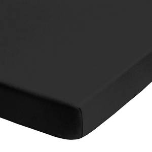 Drap-housse pour lit boxspring Jersey élastique - Noir - 140 - 160 x 200-220 cm
