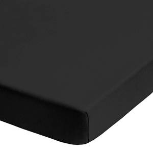 Drap-housse pour lit boxspring Jersey élastique - Noir - 180-200 x 200-220 cm