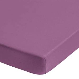 Jersey-Elastic-Boxspring Spannbetttuch Topper - Violett - 180-200 x 200-220 cm