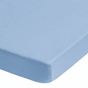 Jersey elastische boxspring hoeslaken Turquoise - 140-160x200-220cm