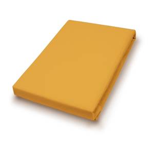 Jersey-Spannbetttuch Lom Baumwollstoff - Gelb - 180 x 200 cm