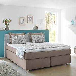 Boxspring Celina beige/bruin