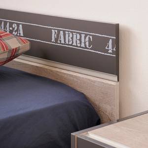 Chambre Fabric I (4 éléments) Frêne gris avec imprimés décoratifs