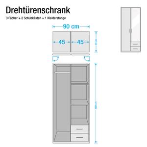 Ensemble chambre d'ado I Infinity 4 éléments - Blanc