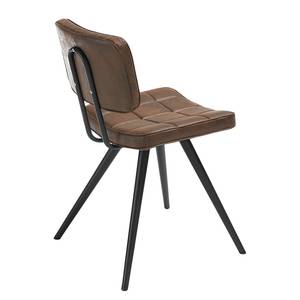 Stoelen Mimizan II (2-delige set) kunstleer - Bruin