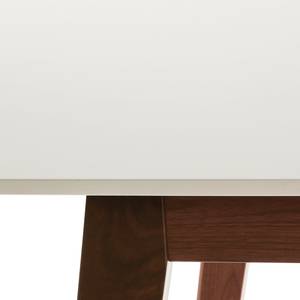 Table à  manger Billstedt (extractible) Noyer partiellement massif - Noisetier / Gris clair - 180 x 90 cm