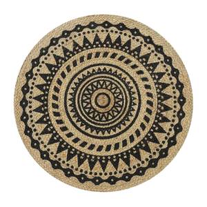 Tapis en jute Gayal Jute - Beige / Noir