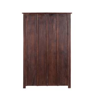 Armoire-vitrine India Manguier massif verni - 2 portes